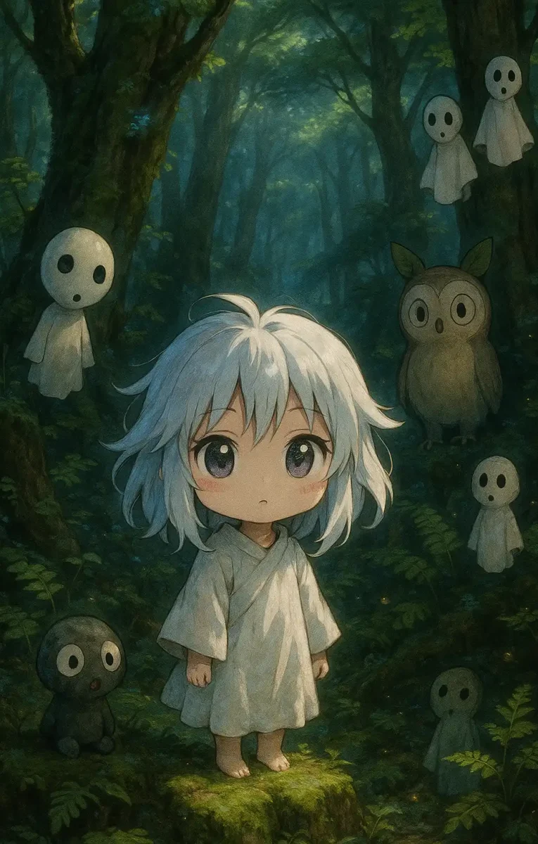 Mystical Forest with Chibi Spirits A fun and playful theme featuring adorable chibi characters exploring a glowing enchanted forest. Free Download Anime Wallpaper for Iphone Wallpaper and Lockscreen Wallpapers, and also Cool Wallpaper, Desktop Wallpaper, Black Wallpaper,