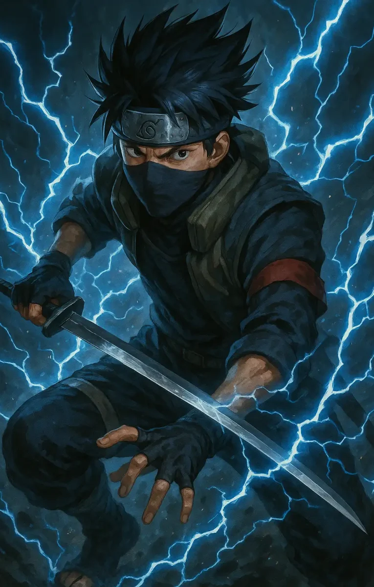 9. Anime Ninja Mid-Battle with Lightning Strikes High energy, mid-action frame, and razor-sharp focus. This one’s a must-download for action genre fans. Free Download Anime Wallpaper for Iphone Wallpaper and Lockscreen Wallpapers, and also Cool Wallpaper, Desktop Wallpaper, Black Wallpaper,